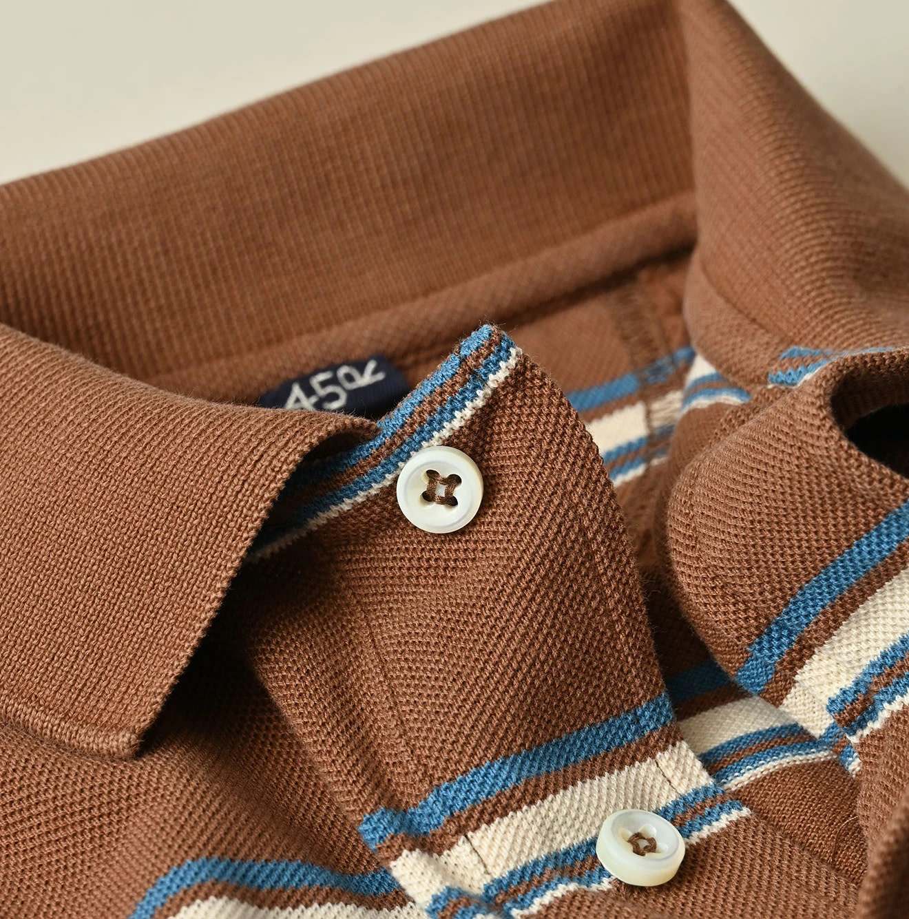 Striped KANOKO 908 Uma Polo Shirt Detail
