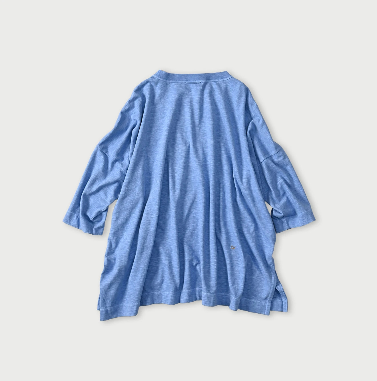 45 Plant Dyed Tenjiku Big Slit T-shirt Back
