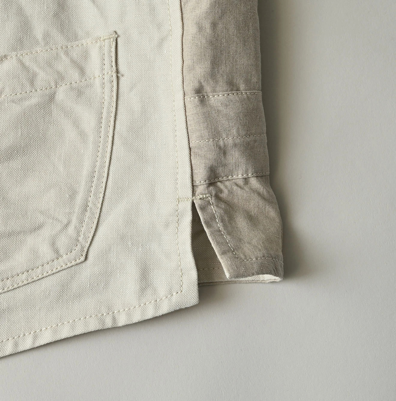 Linen Cloth 908 Vest Detail
