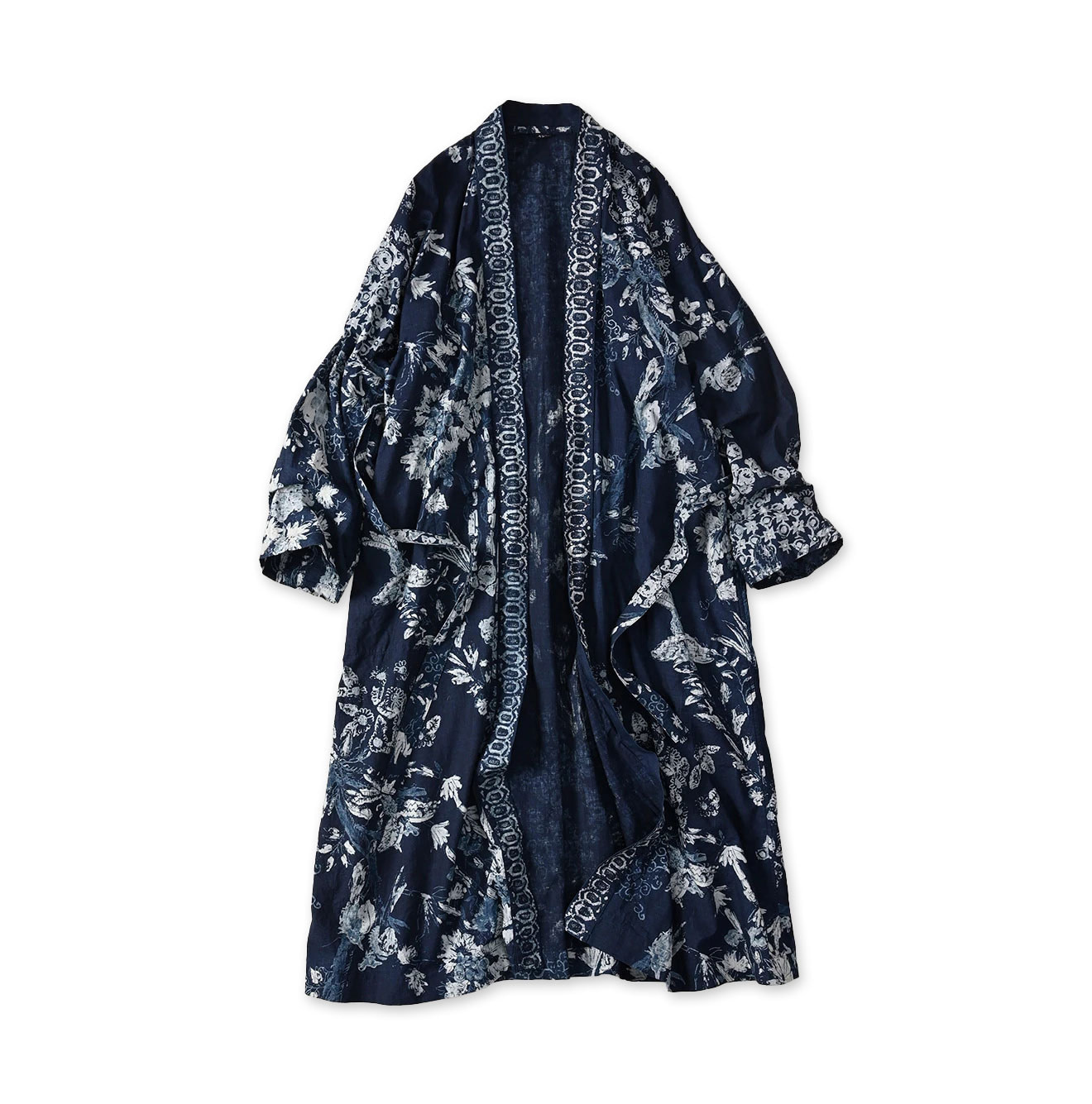 Indigo Hira Palampore Print Happie Long