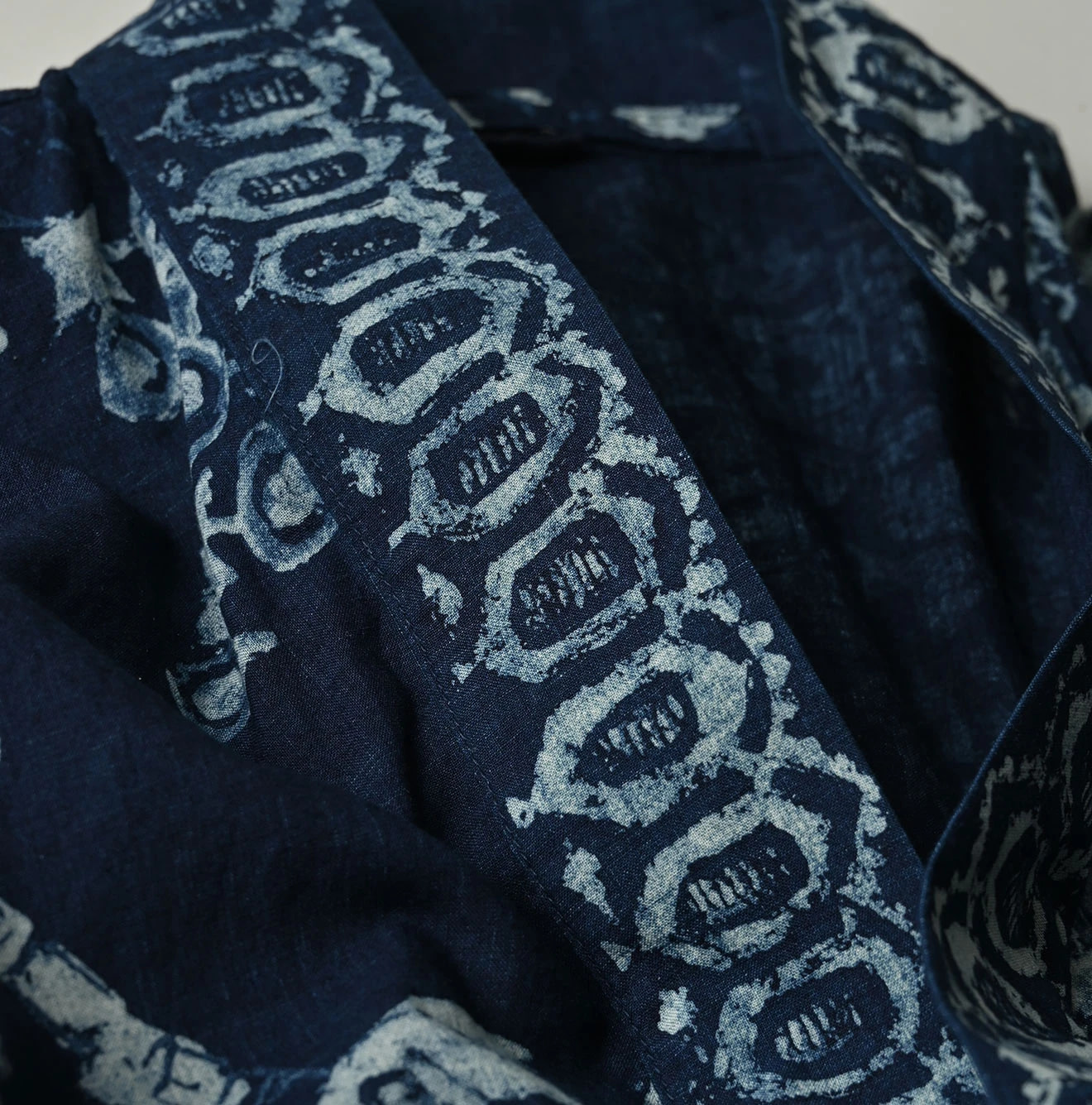 Indigo Hira Palampore Print Happie Long Detail