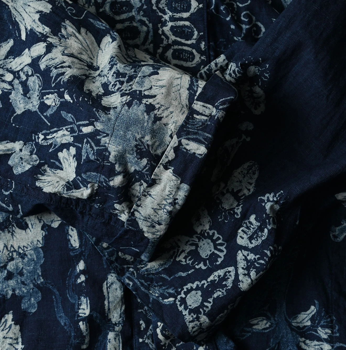 Indigo Hira Palampore Print Happie Long Detail
