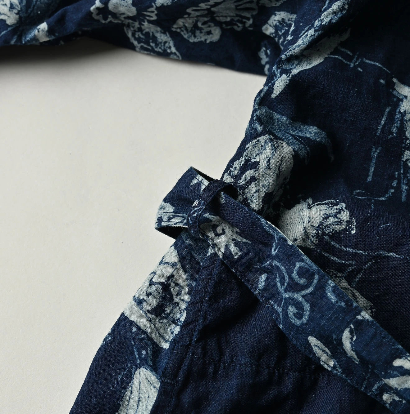 Indigo Hira Palampore Print Happie Long Detail