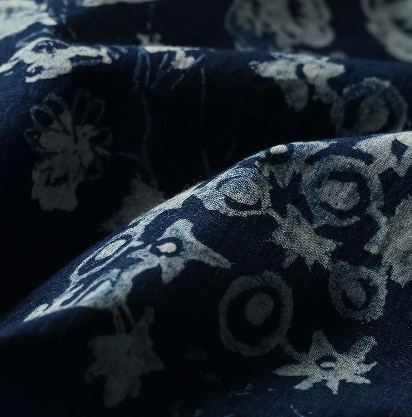 Indigo Hira Palampore Print Happie Long Detail