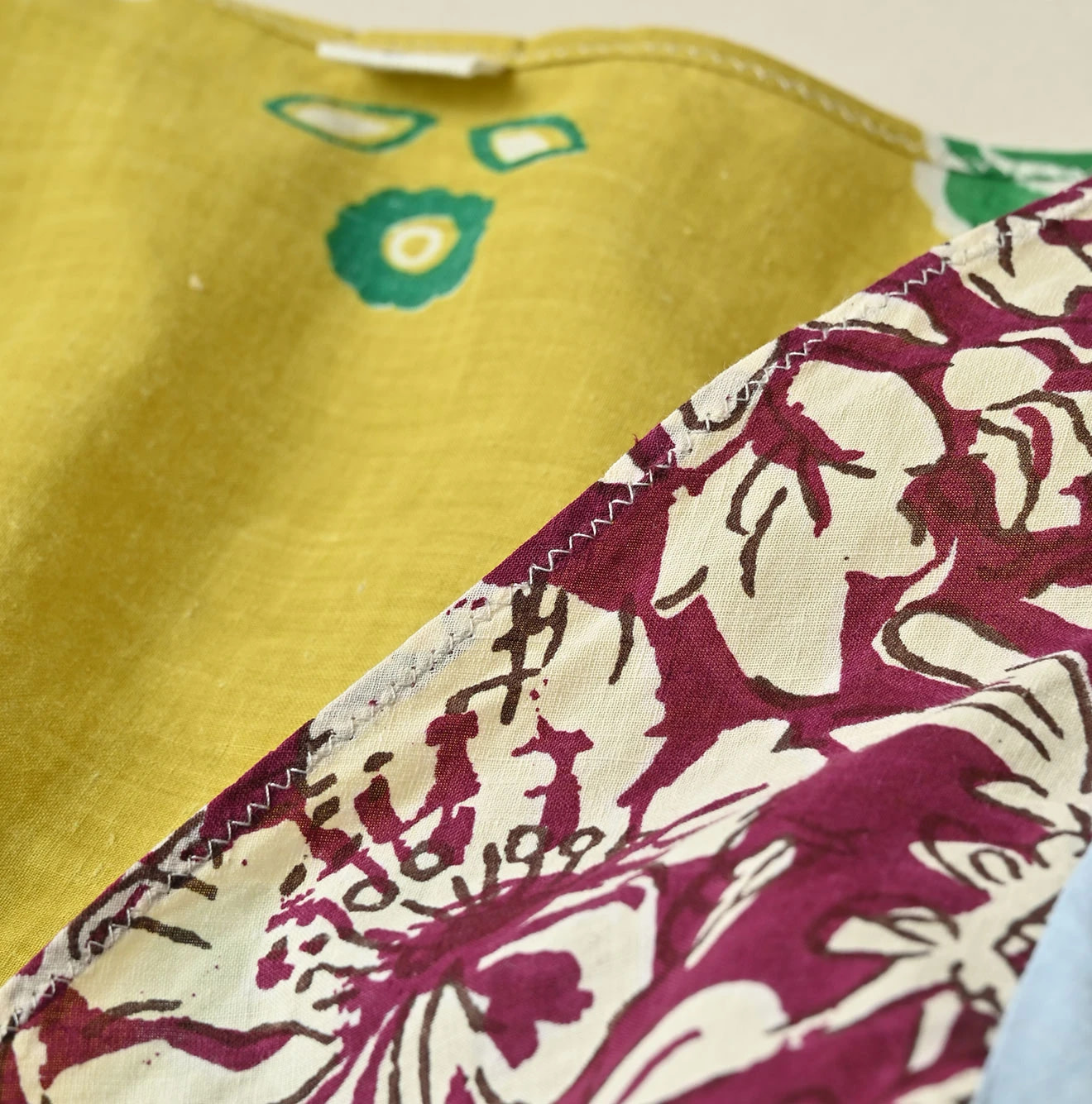 Indian Khadi Bandana Mix SAIJIKI Bolero Detail