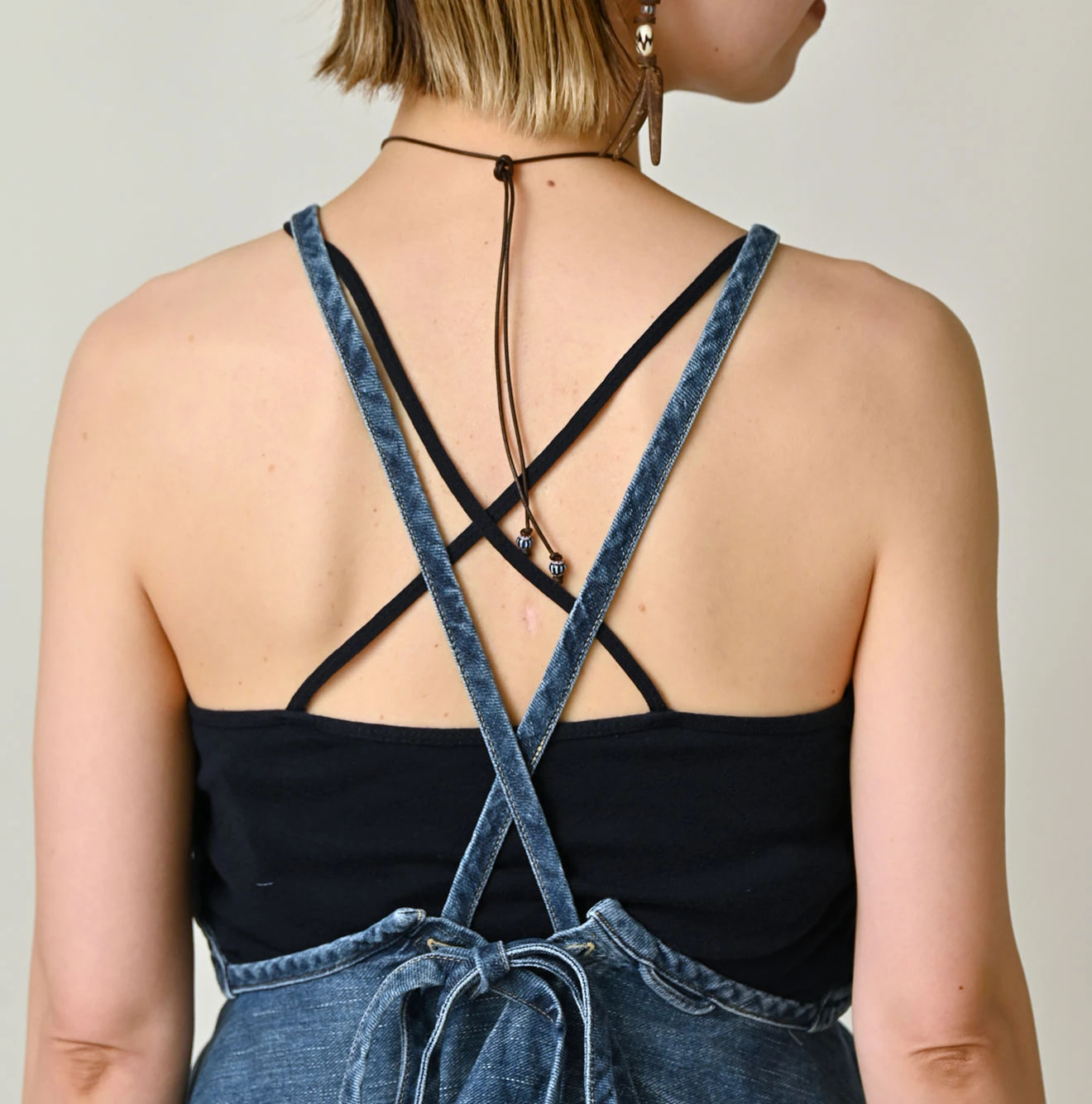 45 Petit Denim Tank Bra Zyu Detail