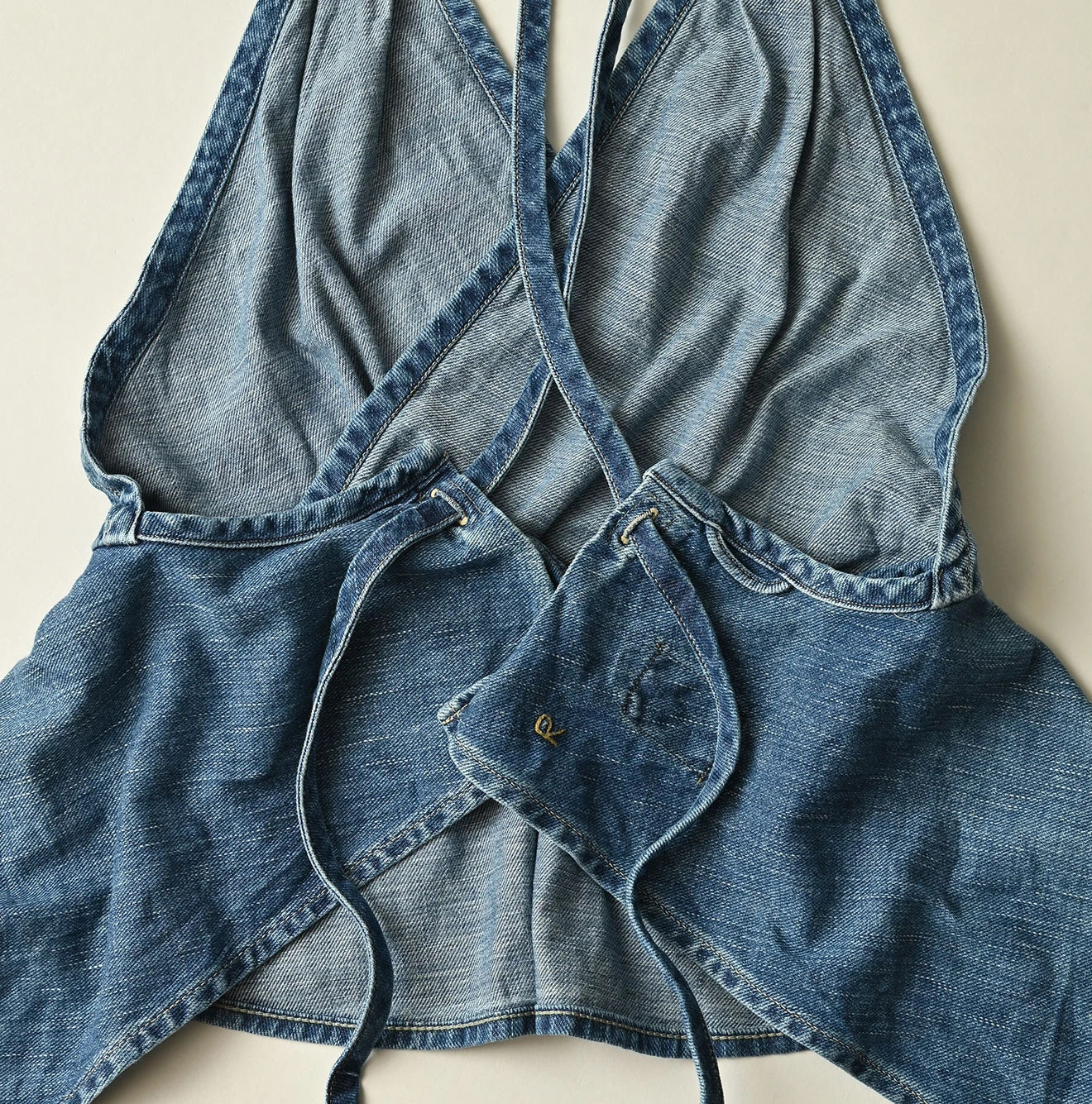 45 Petit Denim Tank Bra Zyu Detail