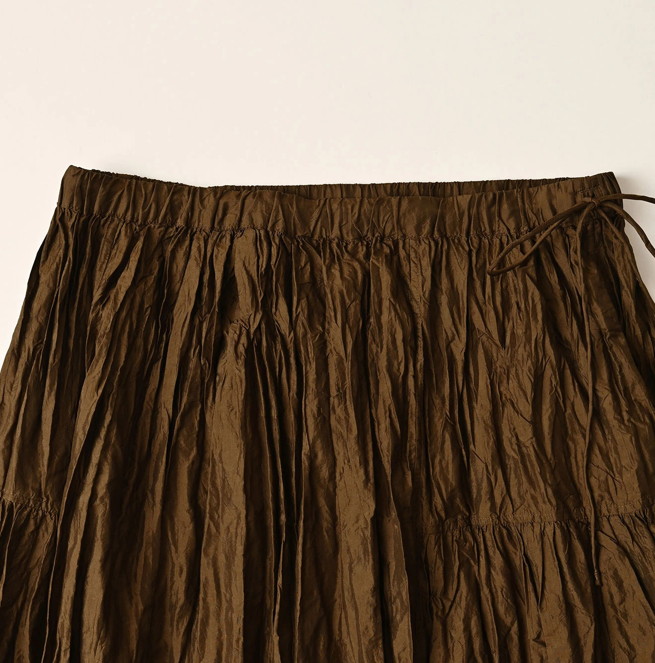 Chambray Silk KushuKushu Skirt Detail