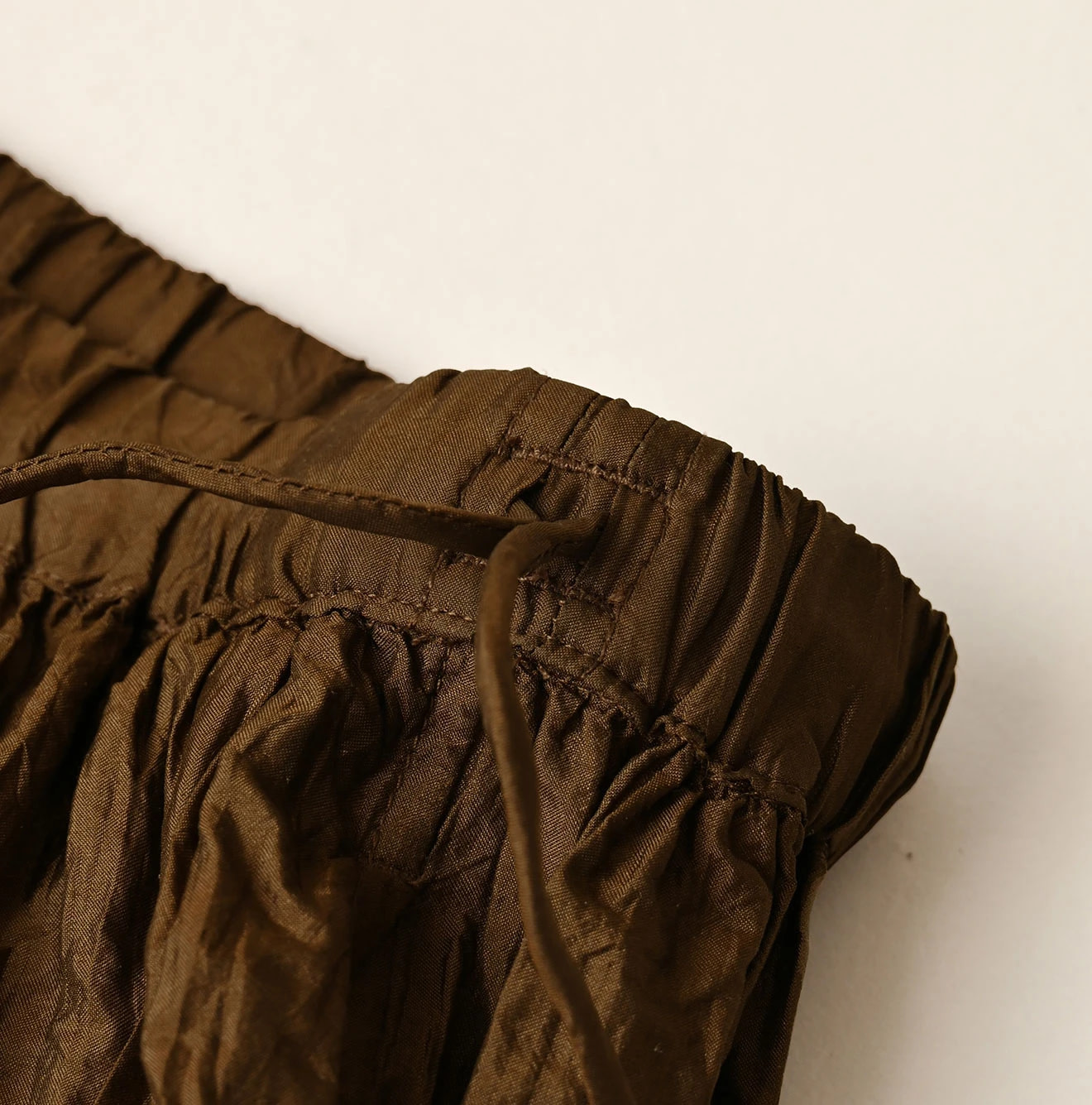 Chambray Silk KushuKushu Skirt Detail