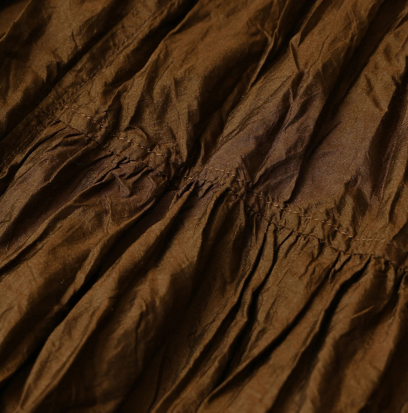 Chambray Silk KushuKushu Skirt Detail