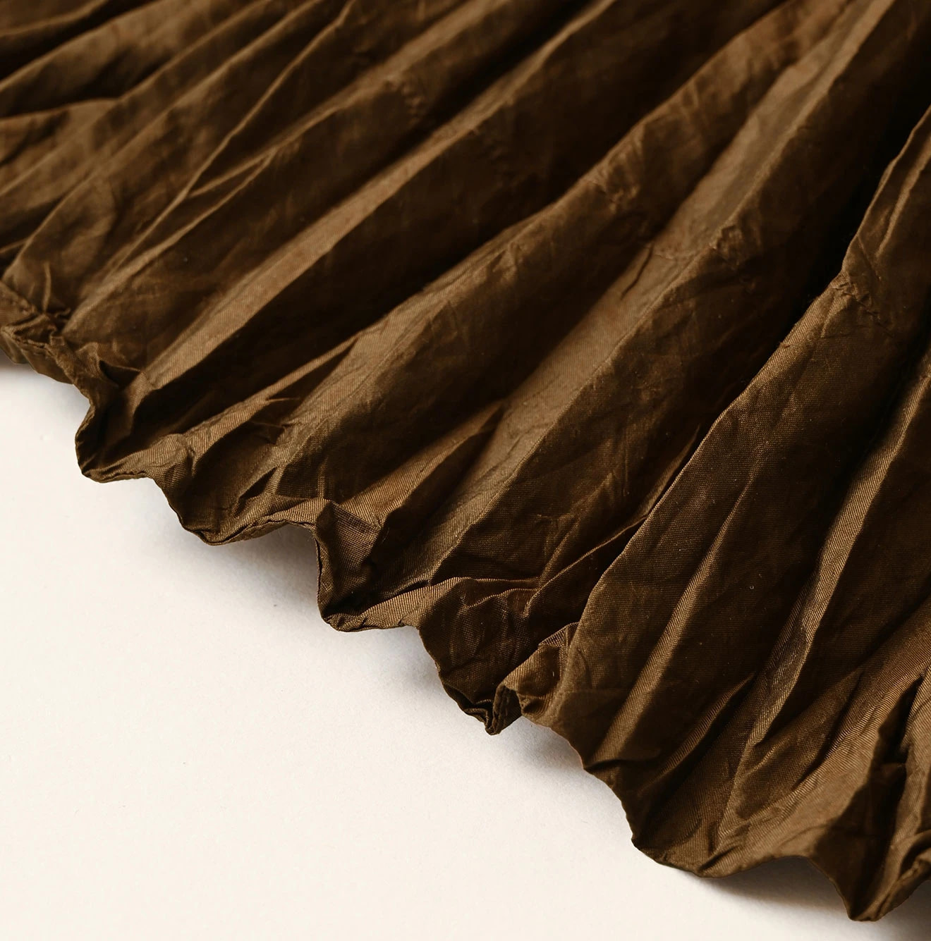 Chambray Silk KushuKushu Skirt Detail