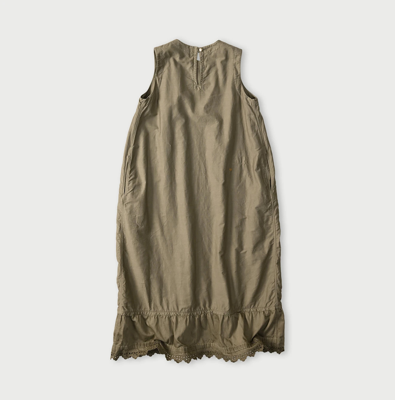 Horizontal Satin Poyon Dress Back