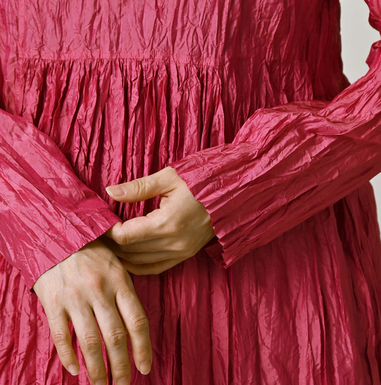 Chambray Silk KushuKushu Dress Detail