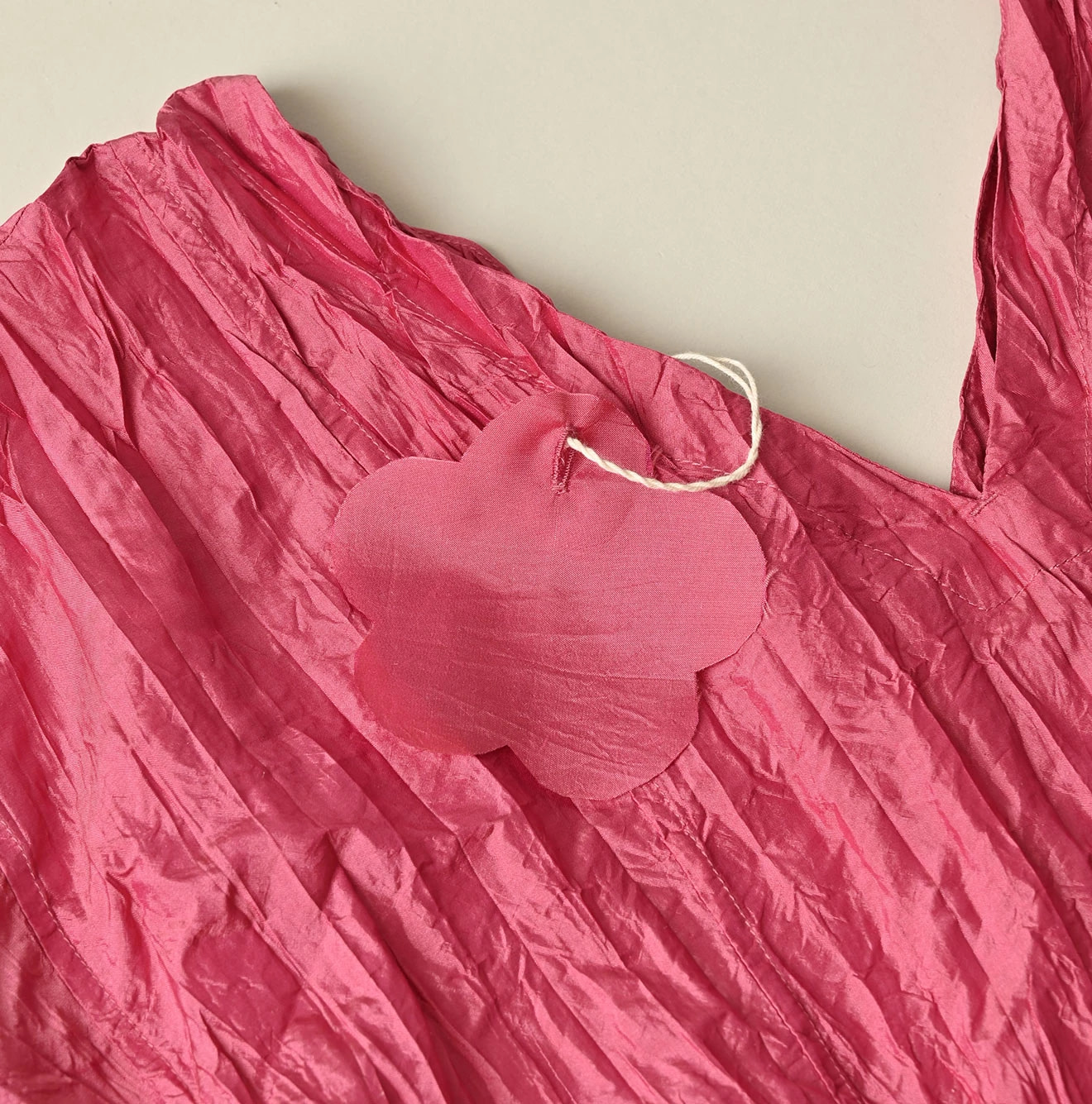 Chambray Silk KushuKushu Dress Detail