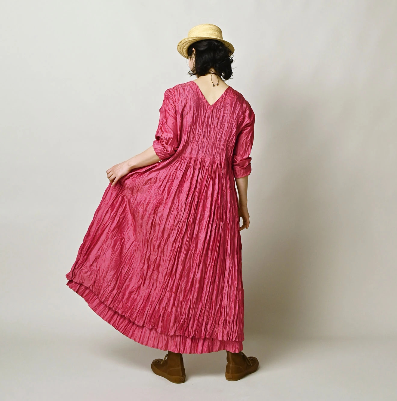 Chambray Silk KushuKushu Dress Female Model