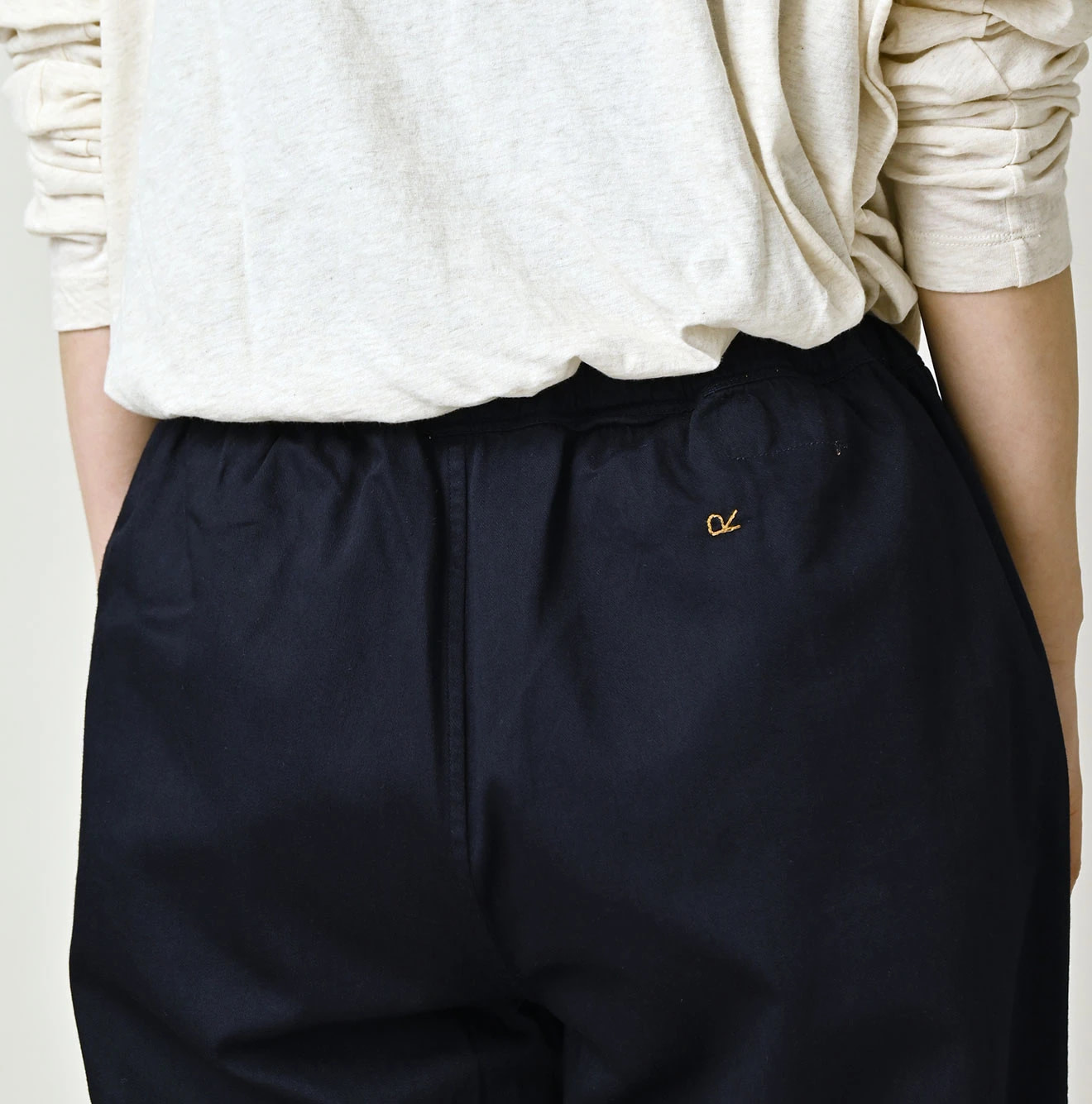 Horizontal Satin Petit Pants Detail