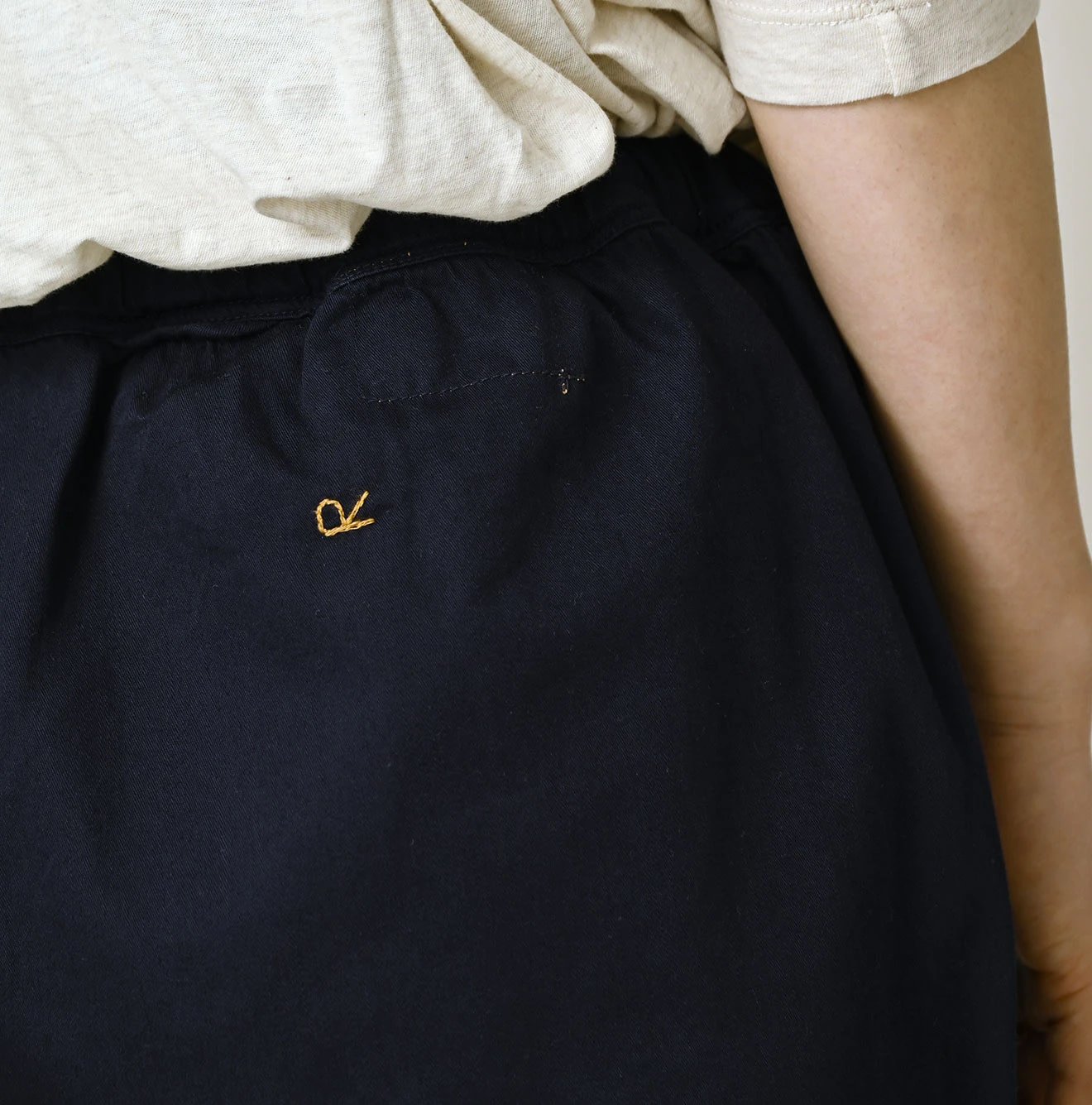 Horizontal Satin Petit Pants Detail
