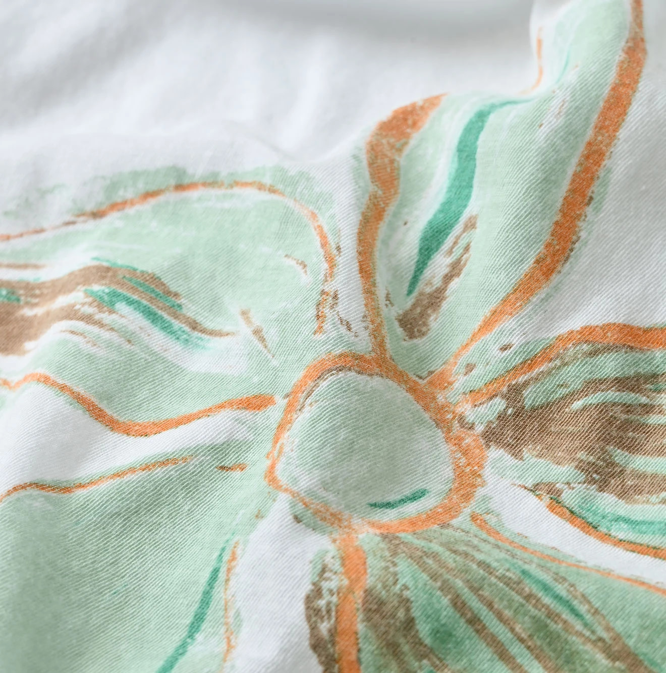 Thin Tenjiku Hippie Flower M Camisole Detail