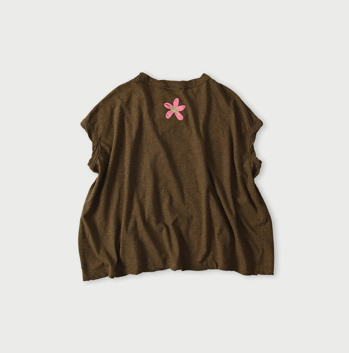 Top Thin Tenjiku Hippie Flower M Camisole Back