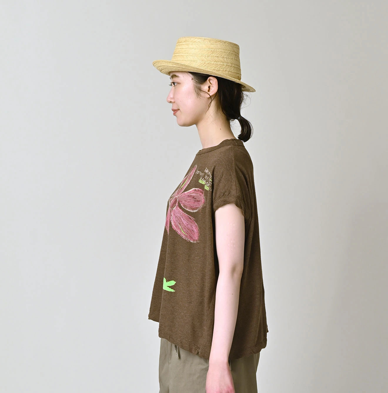 Top Thin Tenjiku Hippie Flower M Camisole Female Model