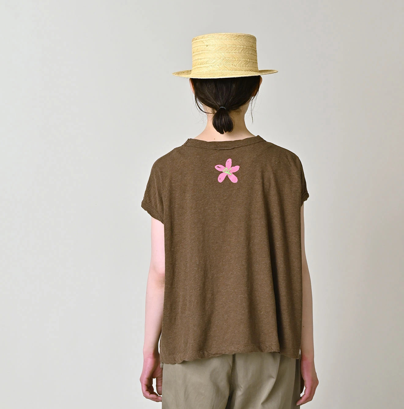 Top Thin Tenjiku Hippie Flower M Camisole Female Model