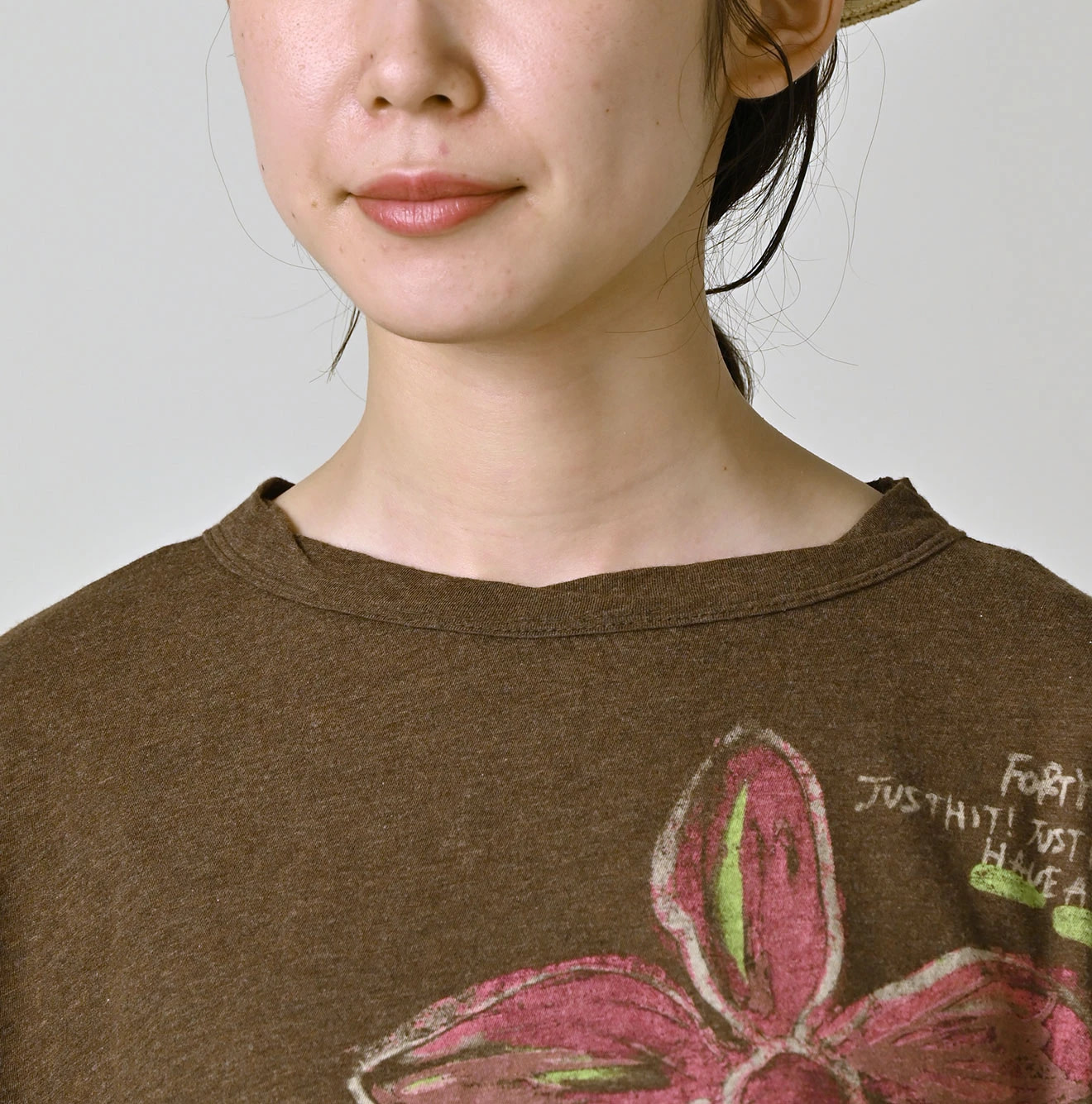Top Thin Tenjiku Hippie Flower M Camisole Detail
