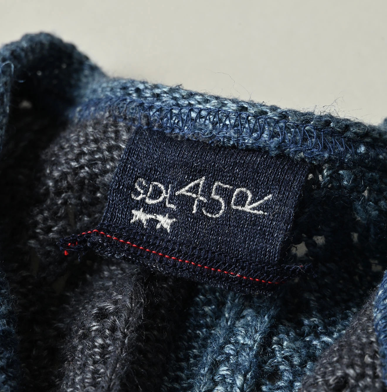 Linen Patchwork Vest Detail