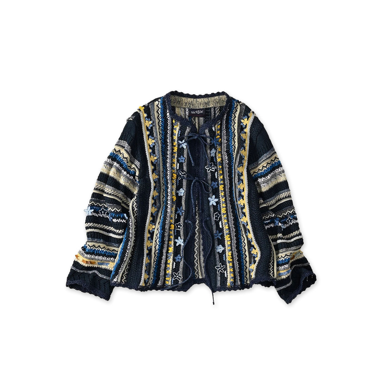 Indigo Base LeiLei Aloha Jacquard Bolero