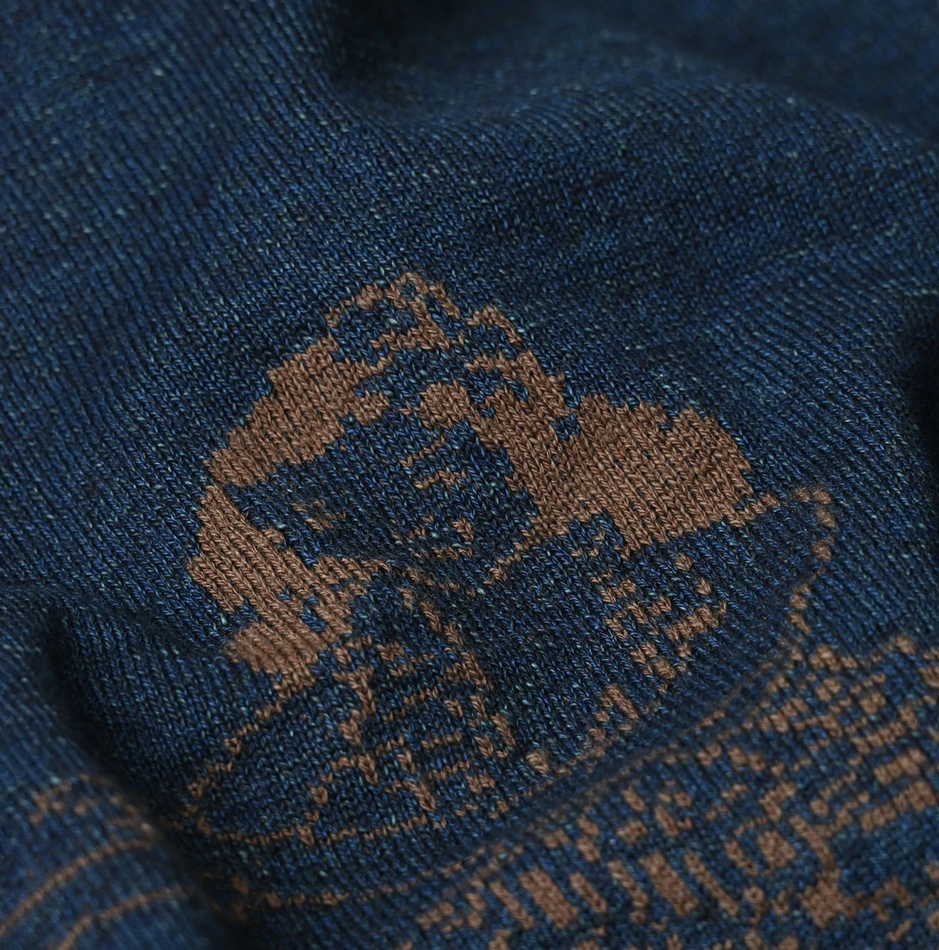 Indigo Hula Girl Jacquard M Camisole Detail