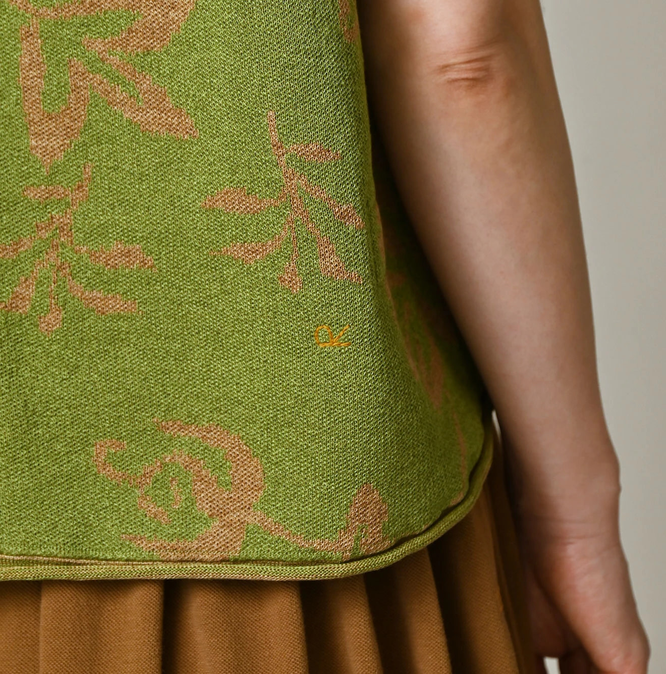 LeiLei Aloha Jacquard Camisole Detail