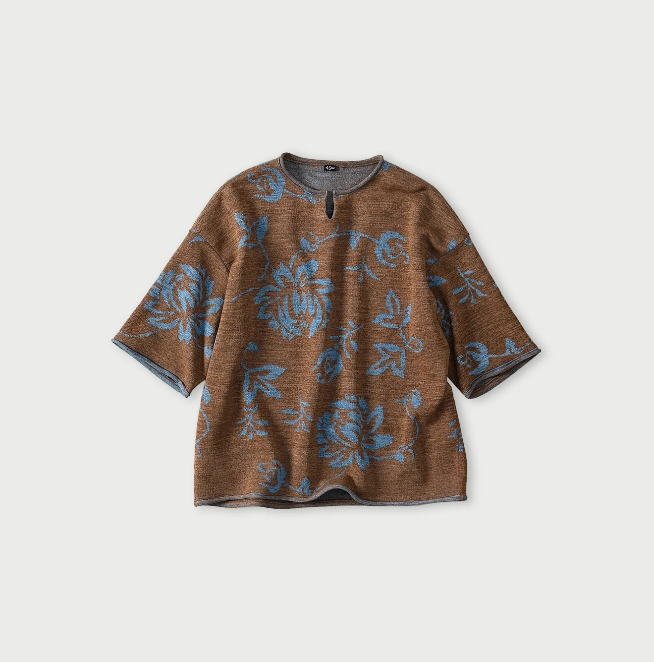 LeiLei Aloha Jacquard T-shirt Brown Base