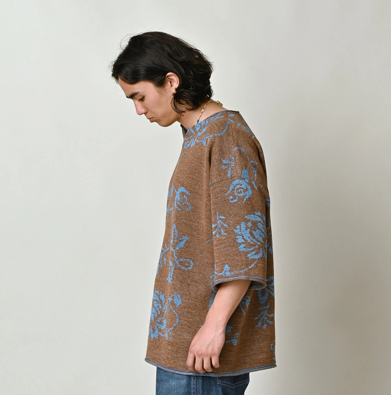 LeiLei Aloha Jacquard T-shirt Male Model
