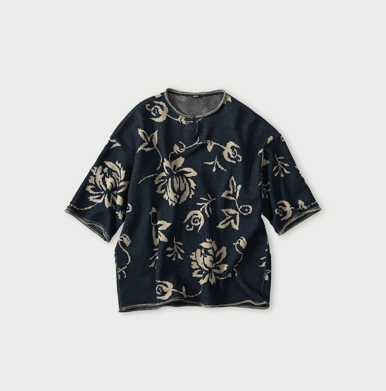 Indigo LeiLei Aloha Jacquard T-shirt