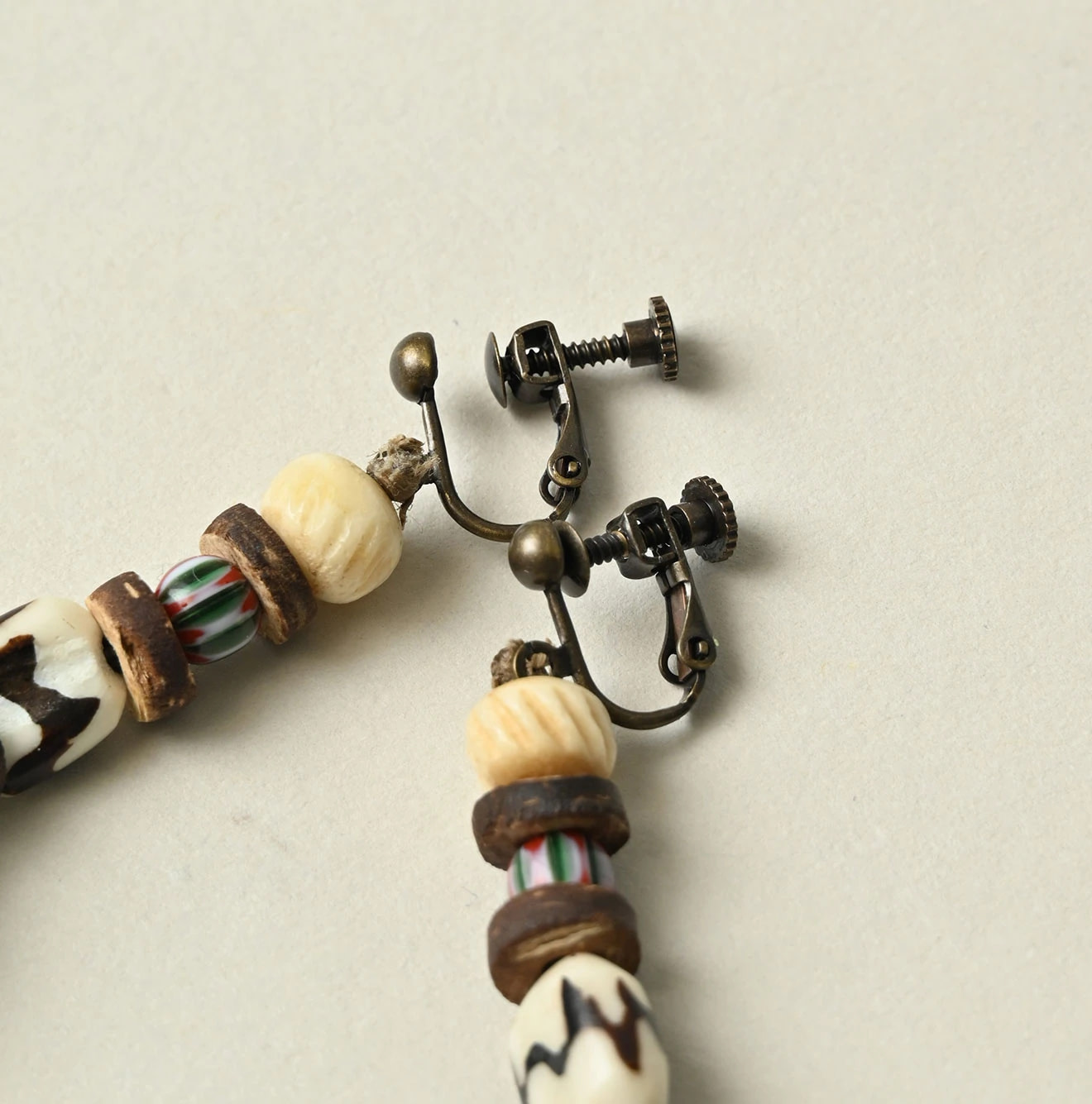 LeiLei Coconuts Pierced Earrings Detail