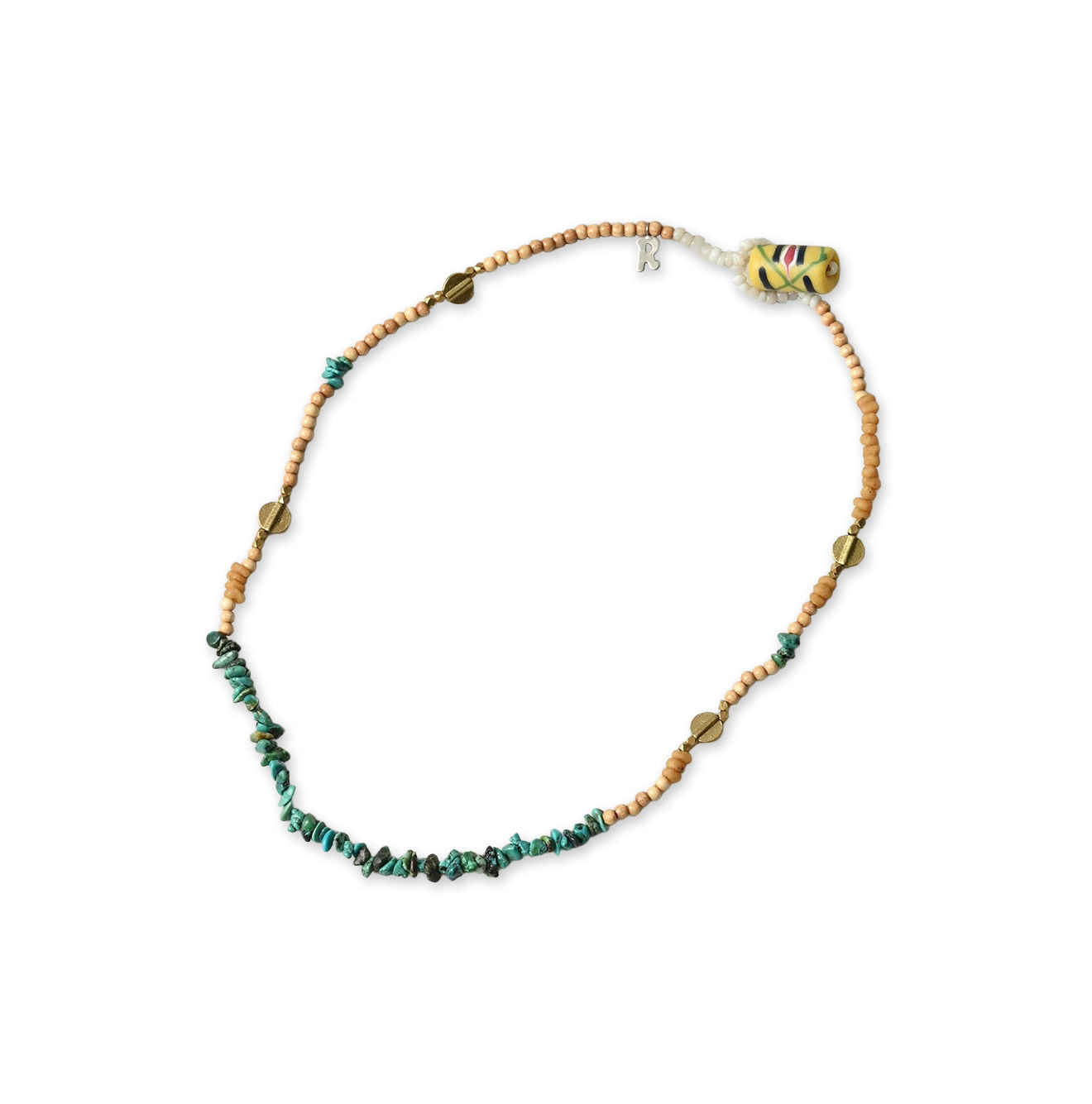 Turquoise x Antique Beads Necklace
