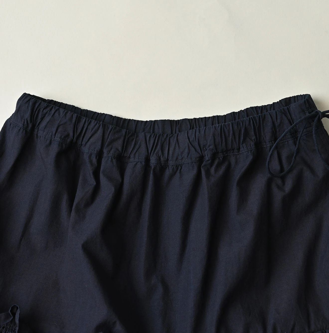 Indigo Batiste Tiered Skirt Detail