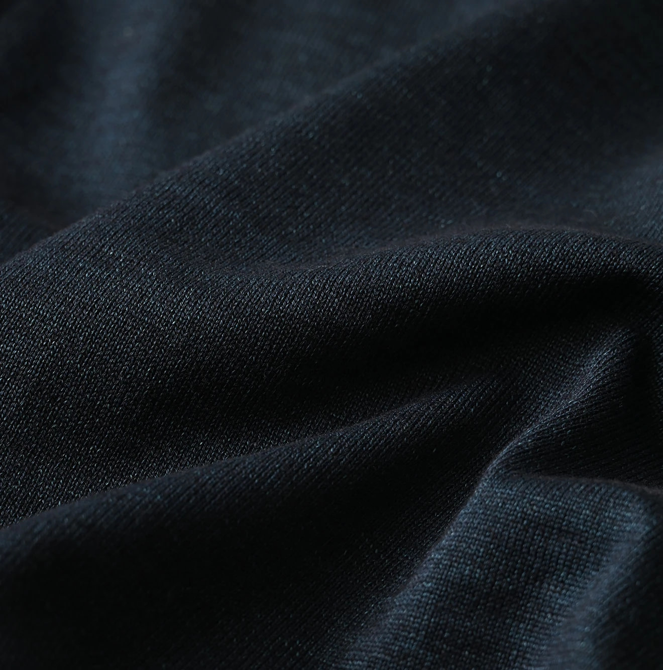 Indigo Supima Knitsew Cardigan Detail