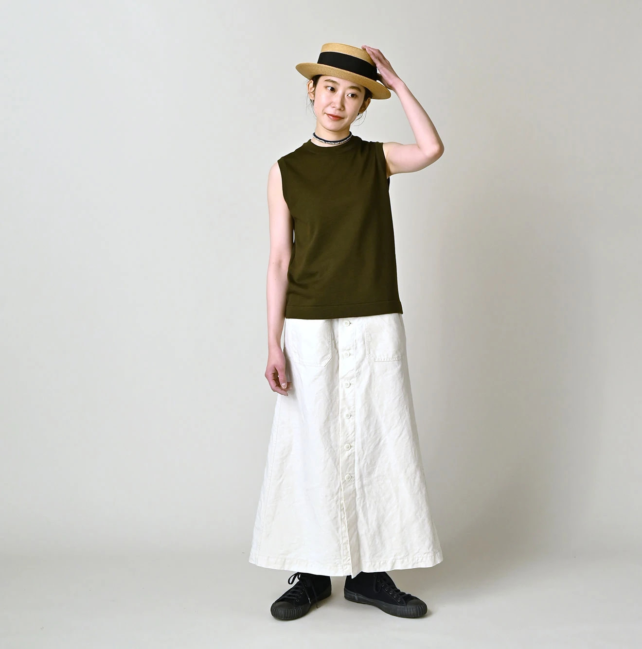Supima Knitsew Camisole Female Model