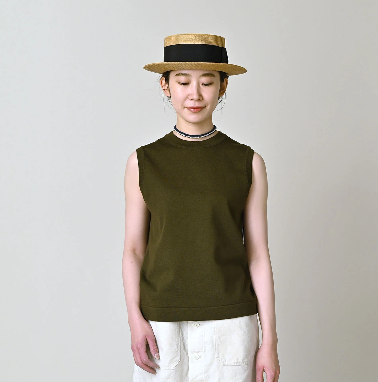 Supima Knitsew Camisole Female Model