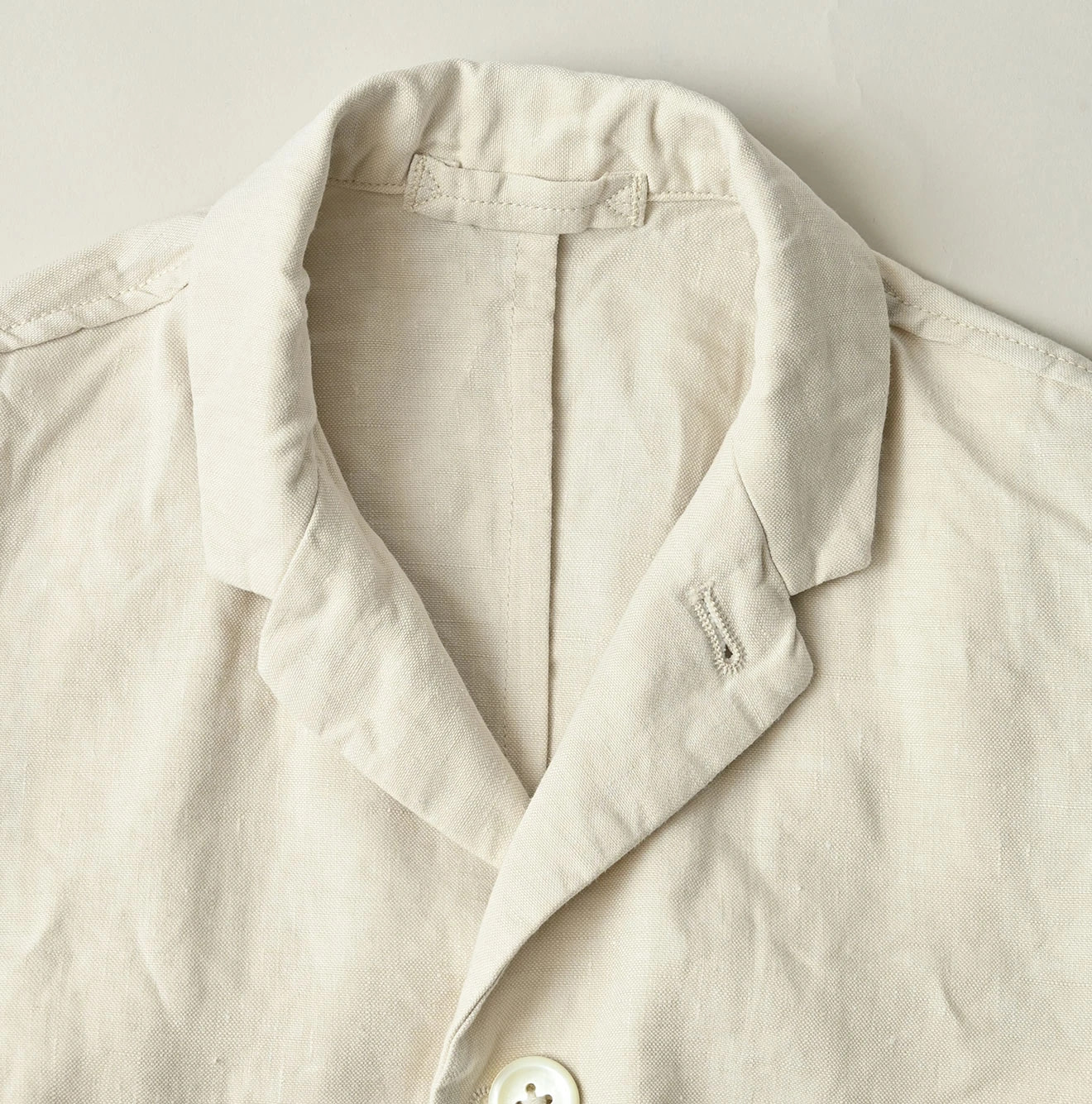 Linen Cloth 908 Uma Jacket Detail