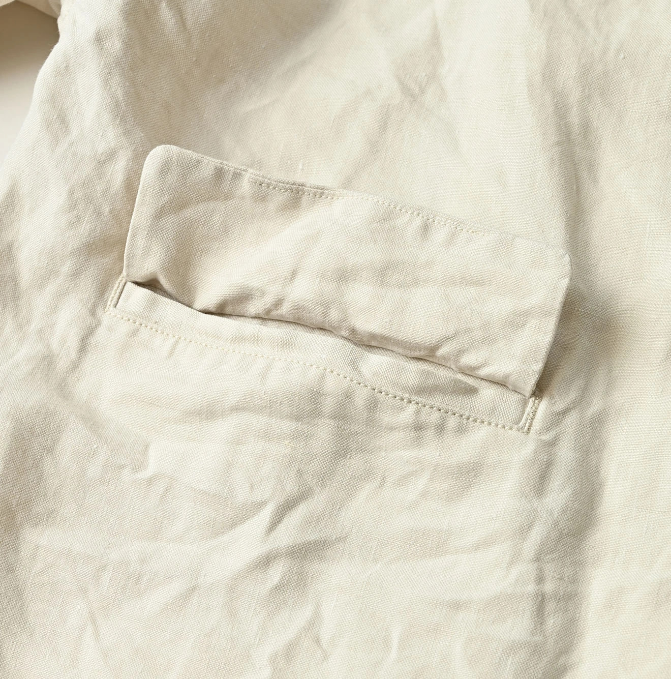 Linen Cloth 908 Uma Jacket Detail