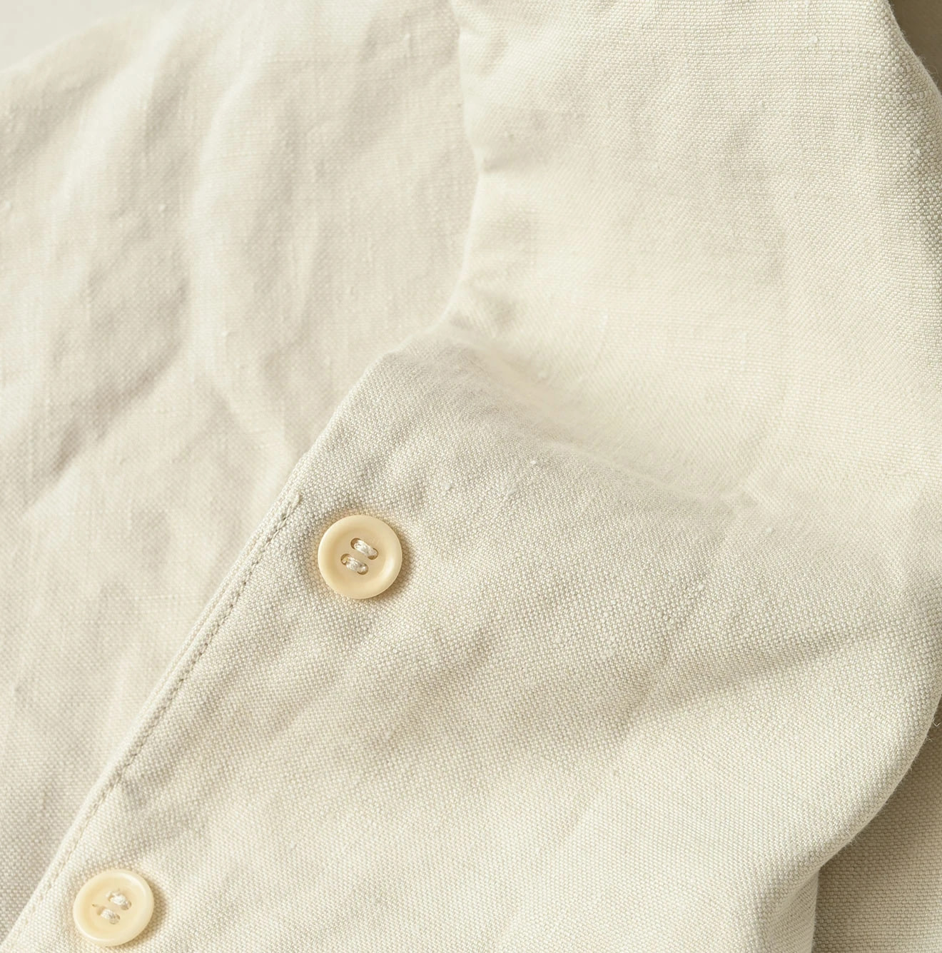 Linen Cloth 908 Uma Jacket Detail
