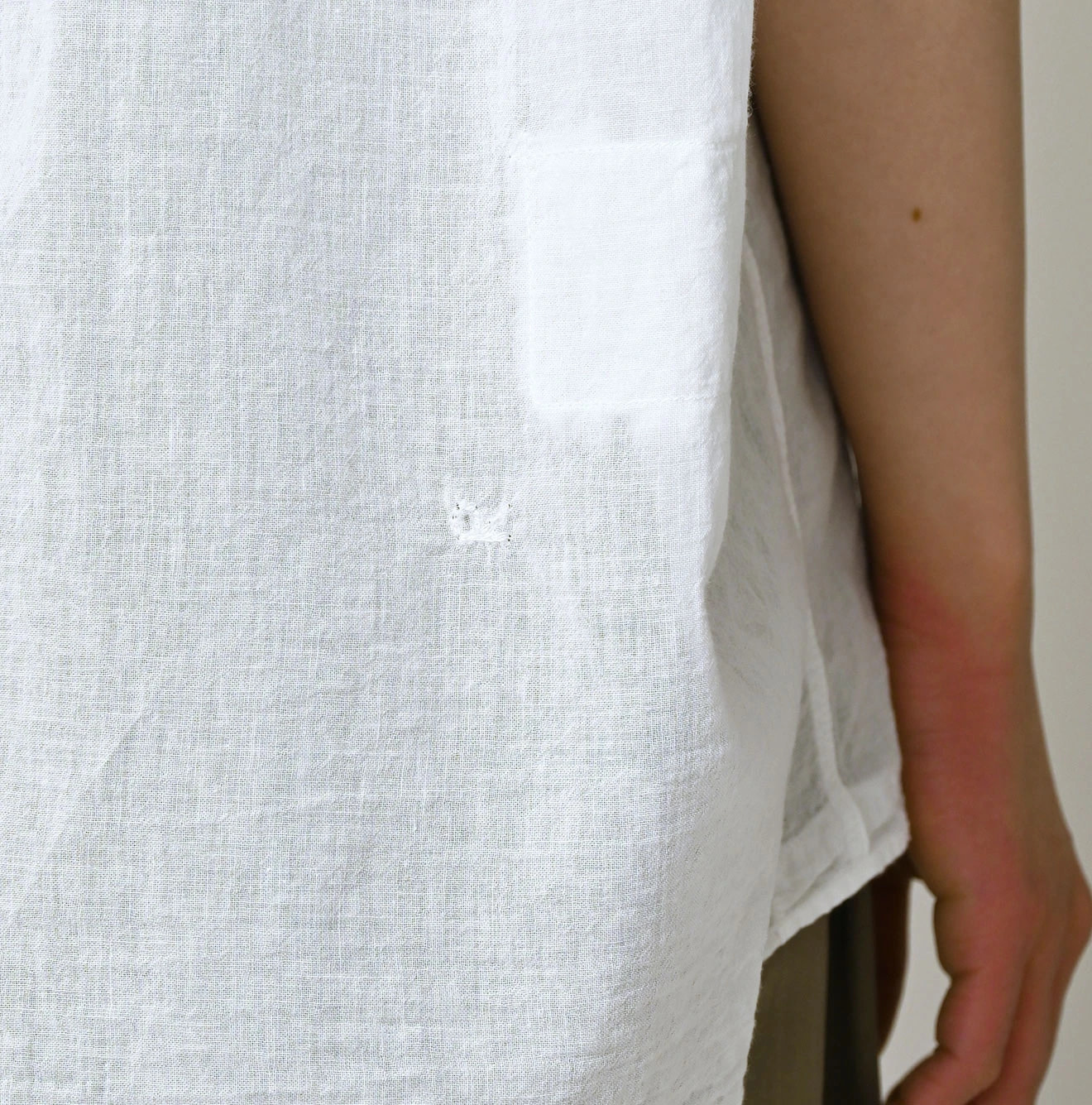 45 Gauze 908 Henley Shirt Detail