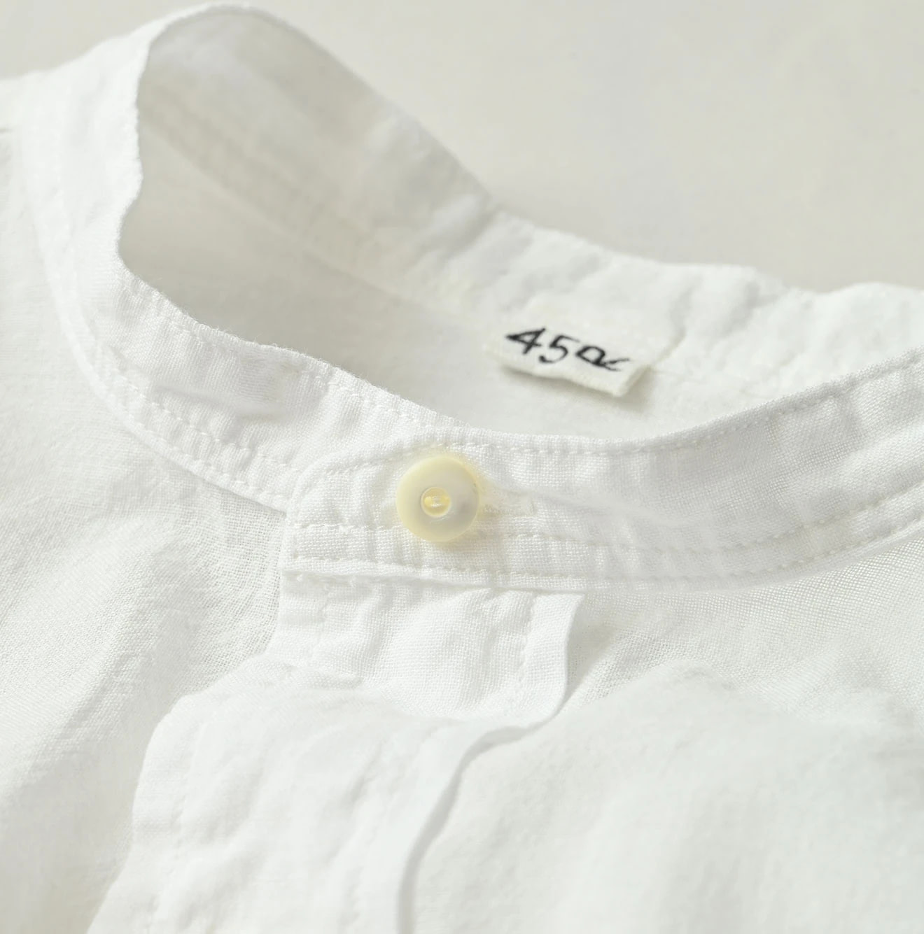 45 Gauze 908 Henley Shirt Detail