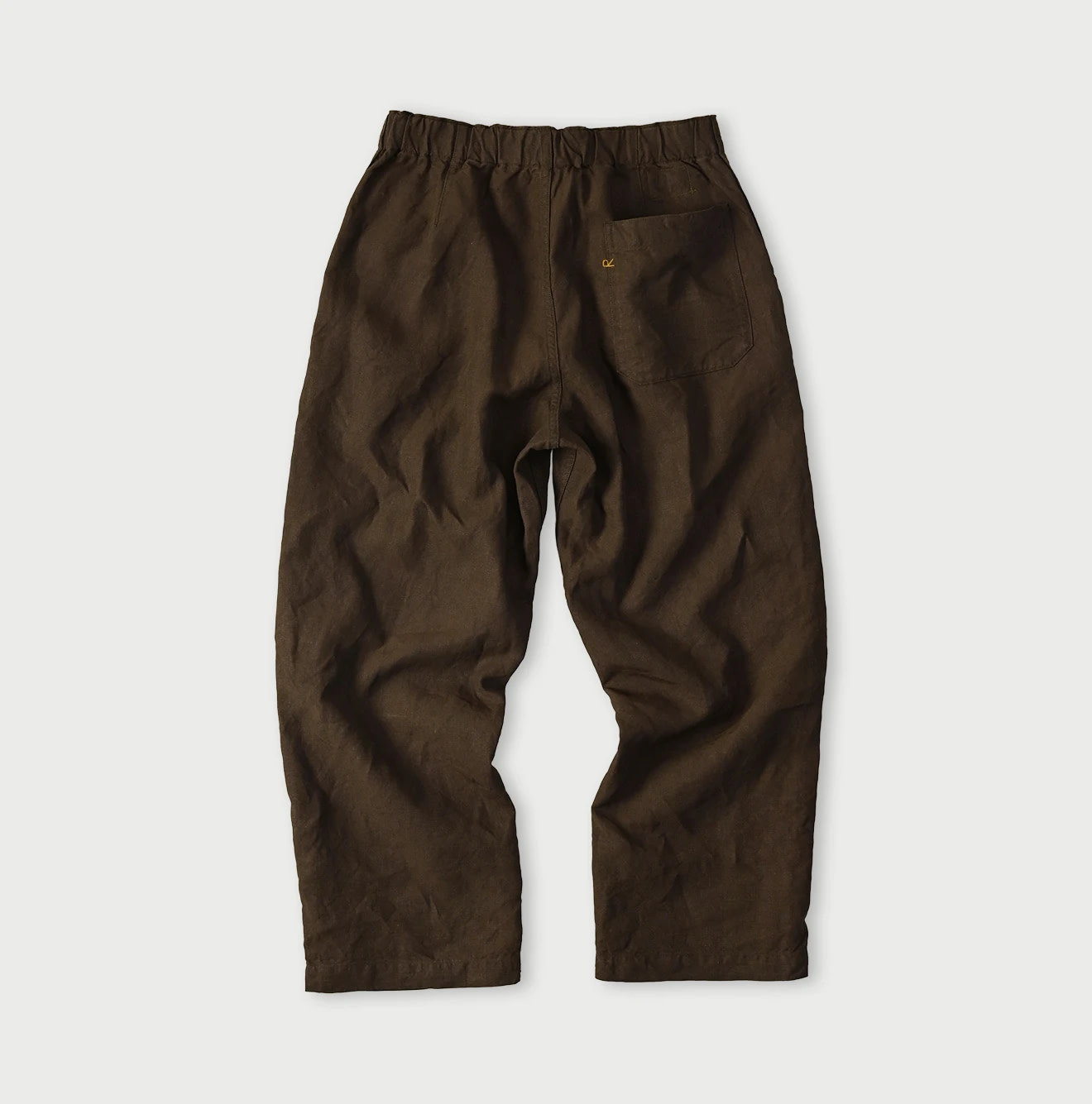 Linen Cloth 908 Easy Work Pants Back