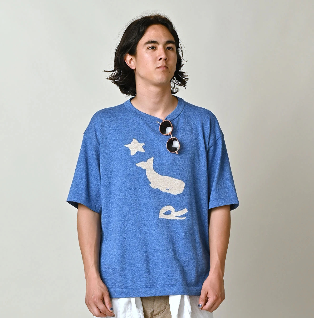 Pocoppie 908 Jacquard T-shirt Male Model