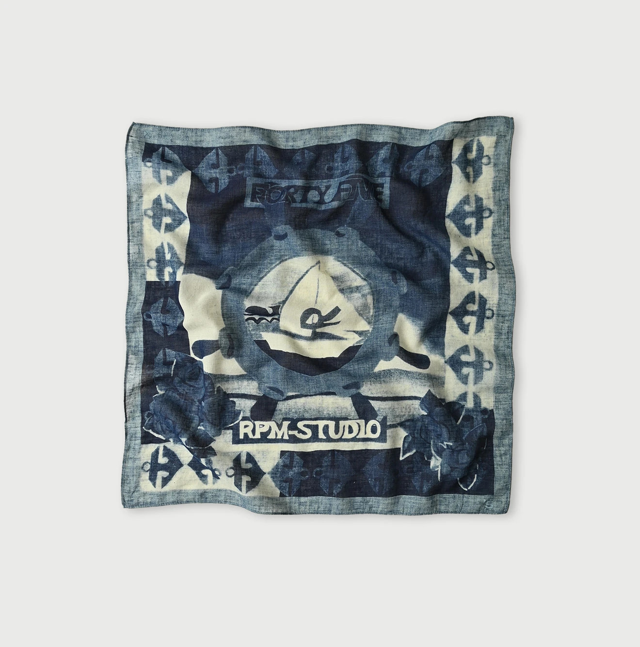 Indigo Gauze Summer Cruise Bandana