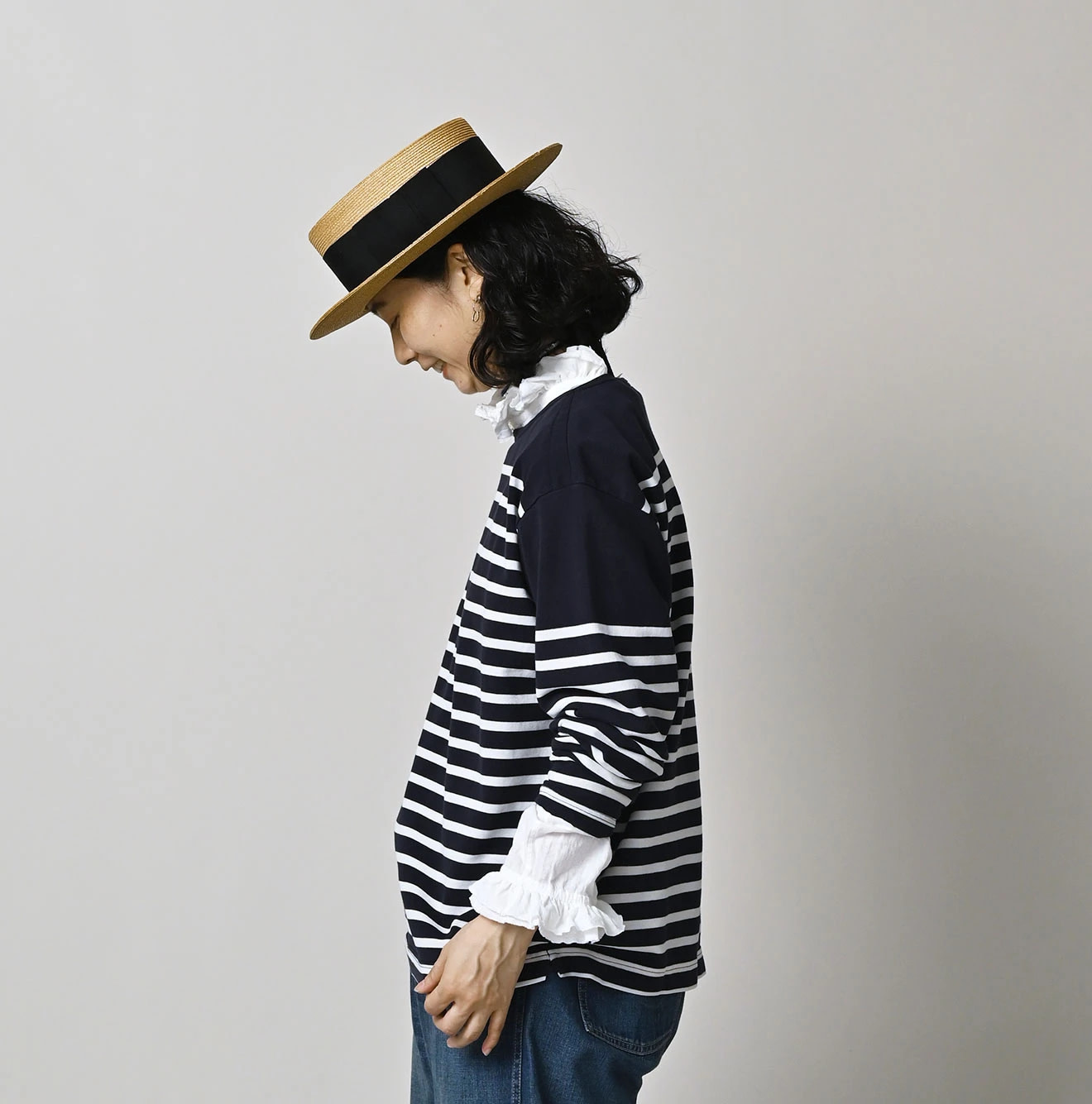 Basque 908 Ocean T-shirt Female Model