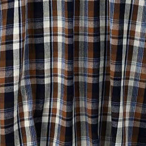 81 Brown Saxe Plaid