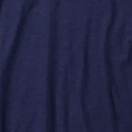 Douzome Tenjiku Cotton 908 Long Sleeve Ocean T-shirt Navy